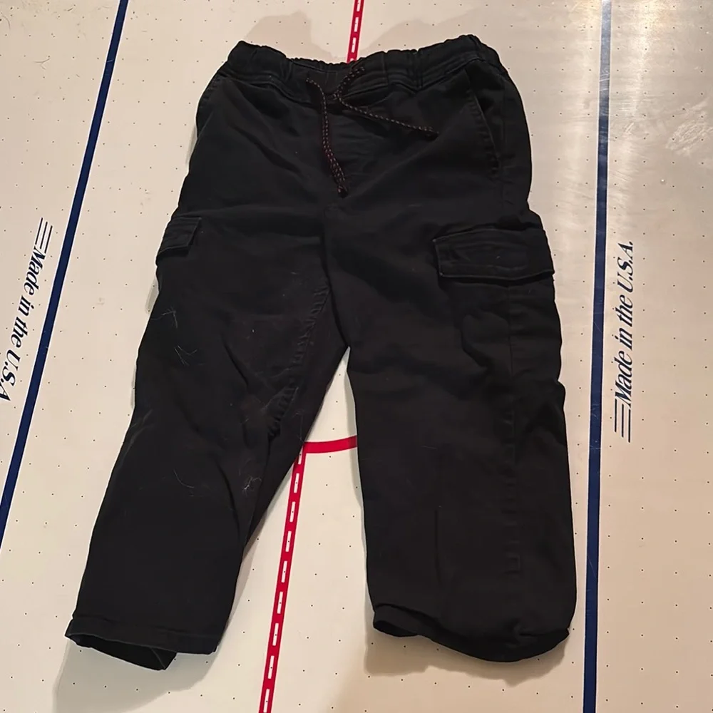 Wrangler Kids Navy Cargo Pants Boys XS 4/5 Used